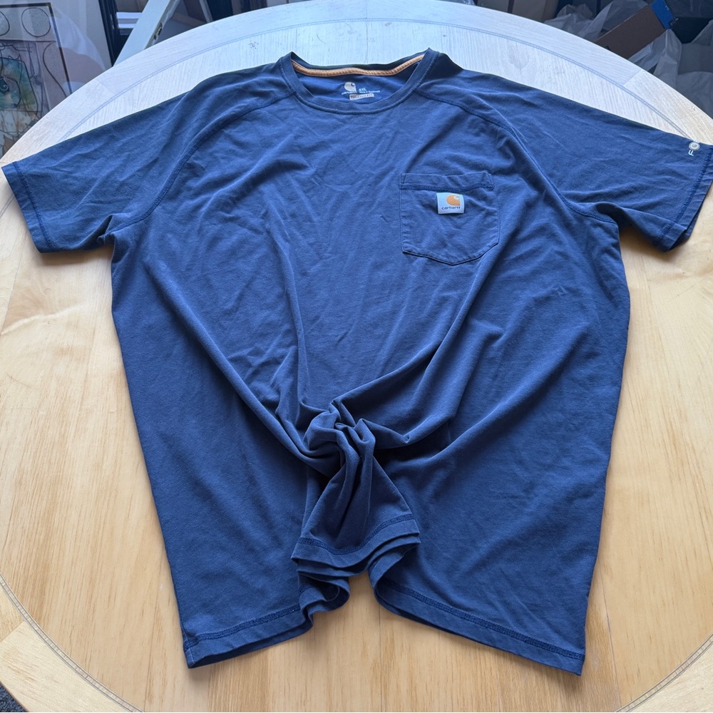 Carhartt Men's Black Short Sleeve Tee with Pocket